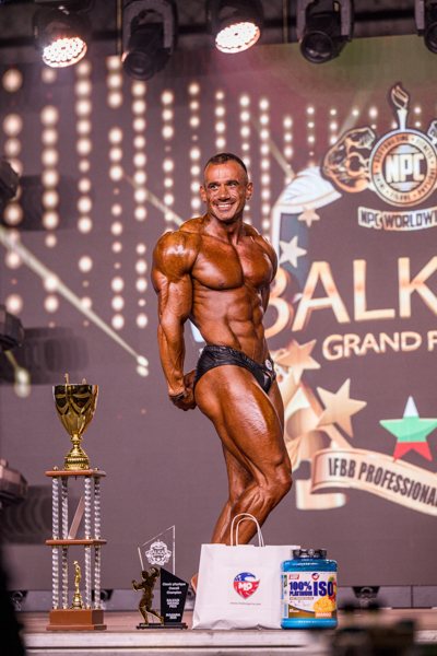 Георги Кръстев на сцената на Balkan Grand Prix 2025